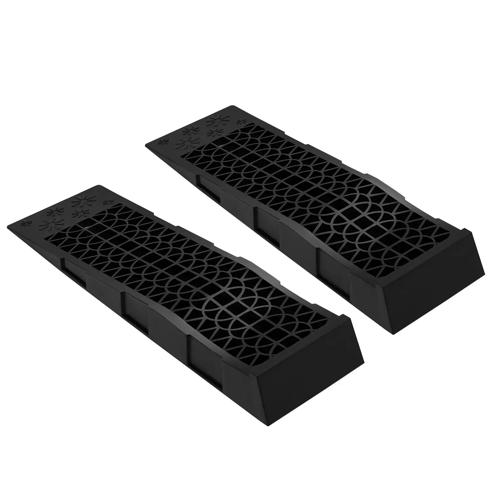 2Pcs Heavy Duty Car Ramps 3T - Portable Plastic Ramps
