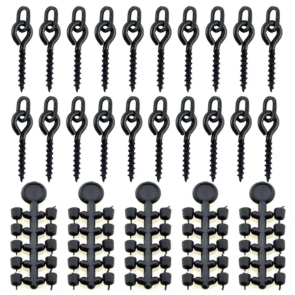 Carp Fishing 50Pcs Rubber Beads Hook Stops For Chod Rigs Type C