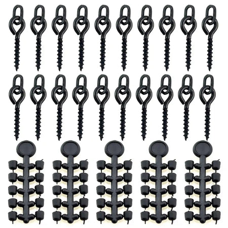 Carp Fishing 50Pcs Rubber Beads Hook Stops For Chod Rigs Type C