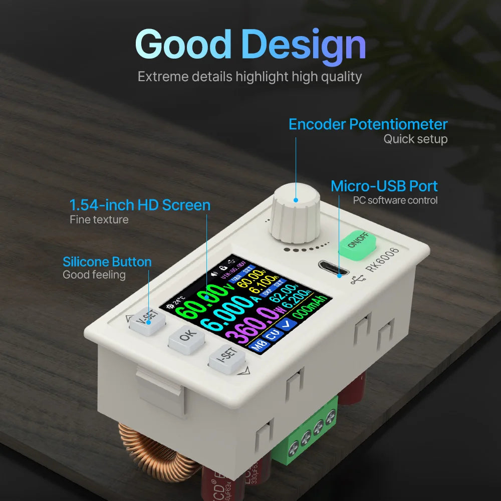 RK6006 DC Regulated Power Supply &ndash; USB Firmware Upgrade