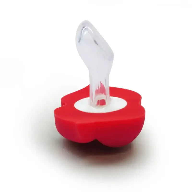 Kiss Lips Mustache Pacifier - Funny Silicone Soother for Babies