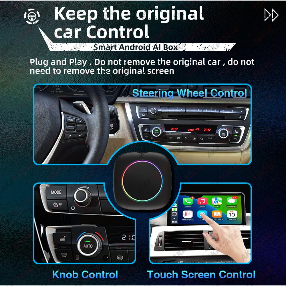 Wireless CarPlay AI Box BMW ID6 ID7 ID8 ID9 &ndash; Android 13