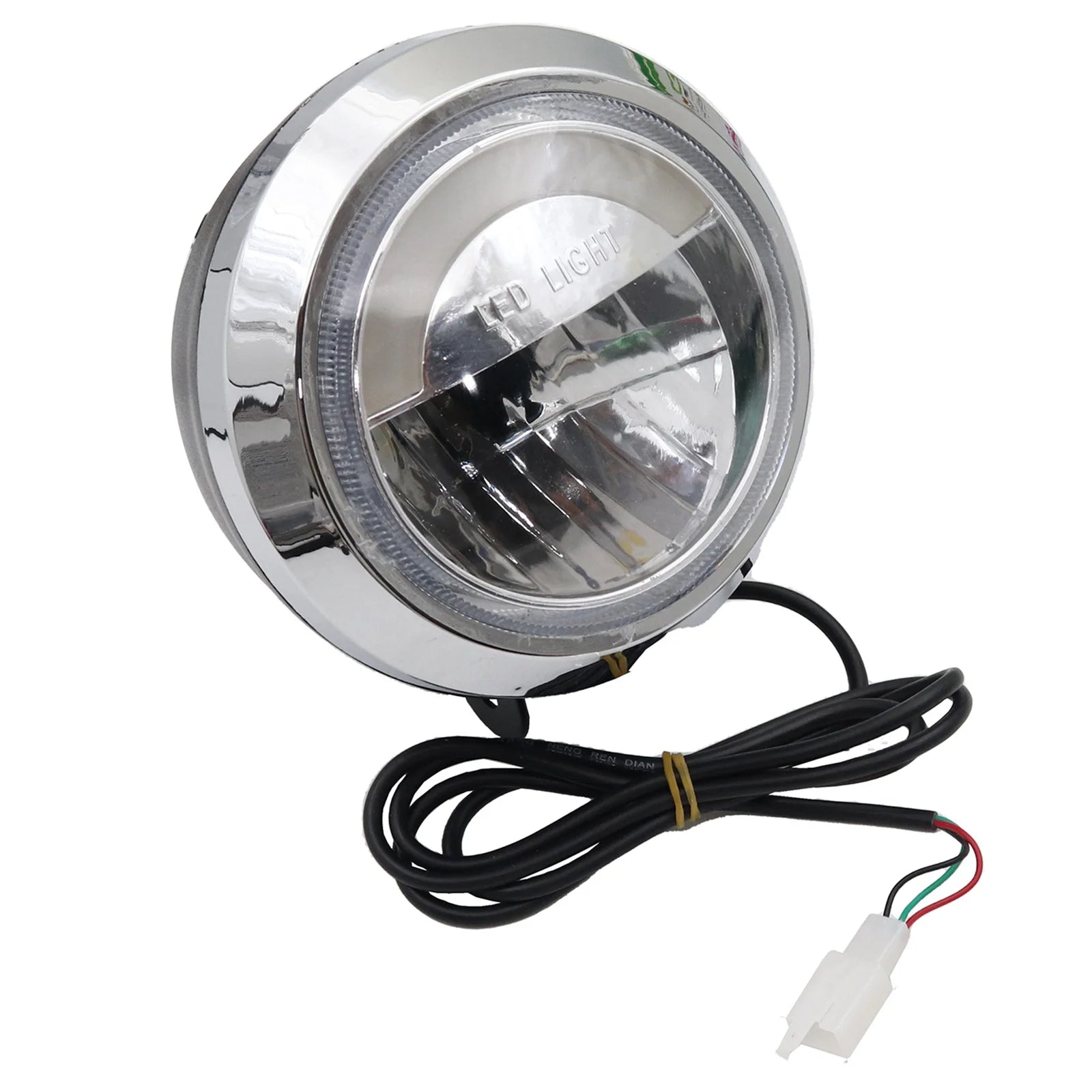 Integrated Headlight and Horn for Electric Scooters and Motorcycles