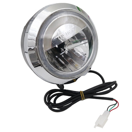 Integrated Headlight and Horn for Electric Scooters and Motorcycles