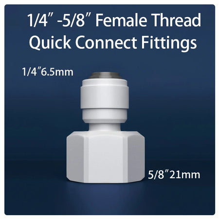 Straight RO Quick Water Fitting &ndash; Durable 1/4 Inch Hose Connector 14