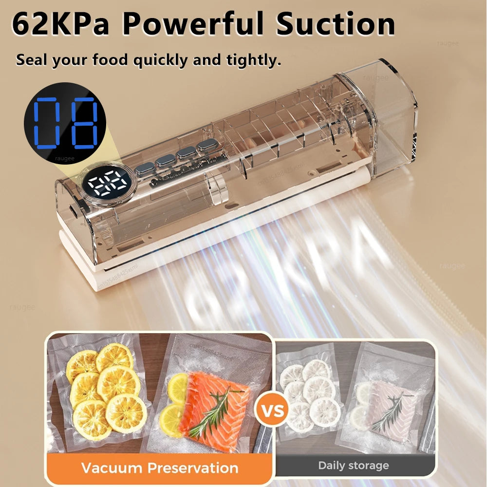 Mini Vacuum Sealer Rechargeable Portable &ndash; LED Display