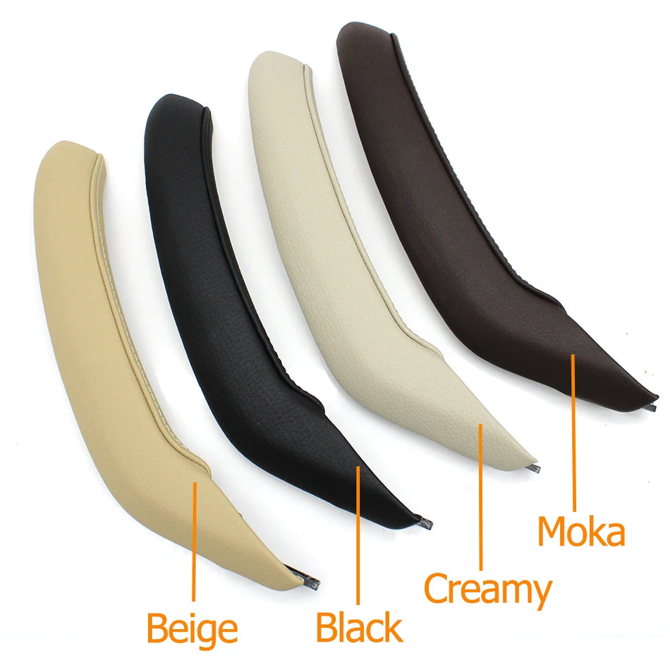 Leather Outer Trim Door Pull Handle Covers for BMW X3 X4 F25/F26 2010–2016 PC and ABS Construction
