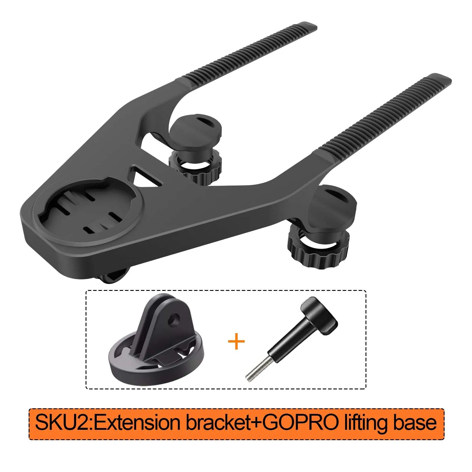 Bicycle Computer Mount Extension Bracket &ndash; Versatile Gopro Connection Interface SKU2