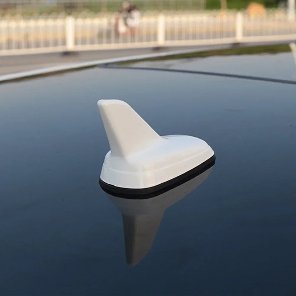 Antenna da tetto a pinna di squalo Volkswagen Golf Mk7 ABS nero e bianco