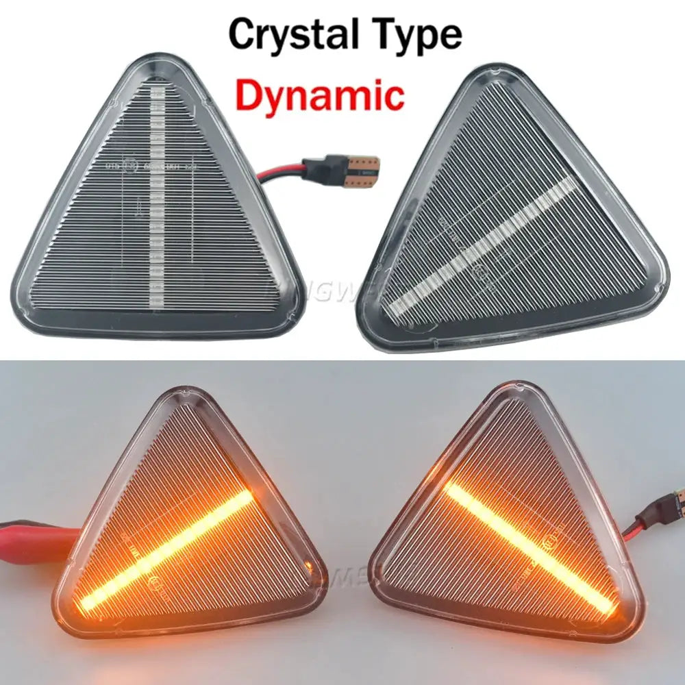 2X Dynamic LED Flowing Turn Signal Side Fender Marker Indicator Light Blinker Repeater Lamp For RENAULT KANGOO II 2008-2013 by InterCyprus Trading Ltd