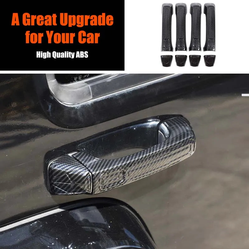 ABS карбоновое волокно Hummer H3 наружная крышка ручки 2005 2009