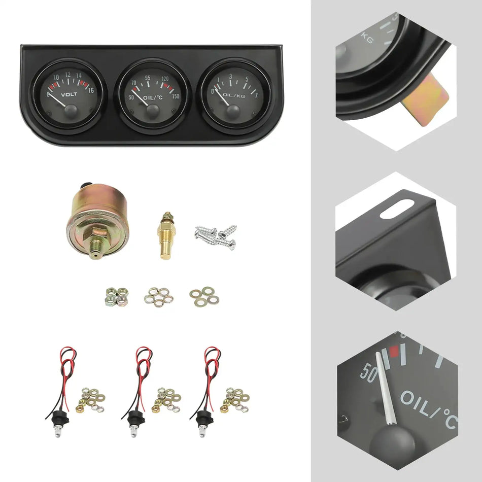 Car Temperature Gauge with LED Backlight &ndash; High Accuracy
