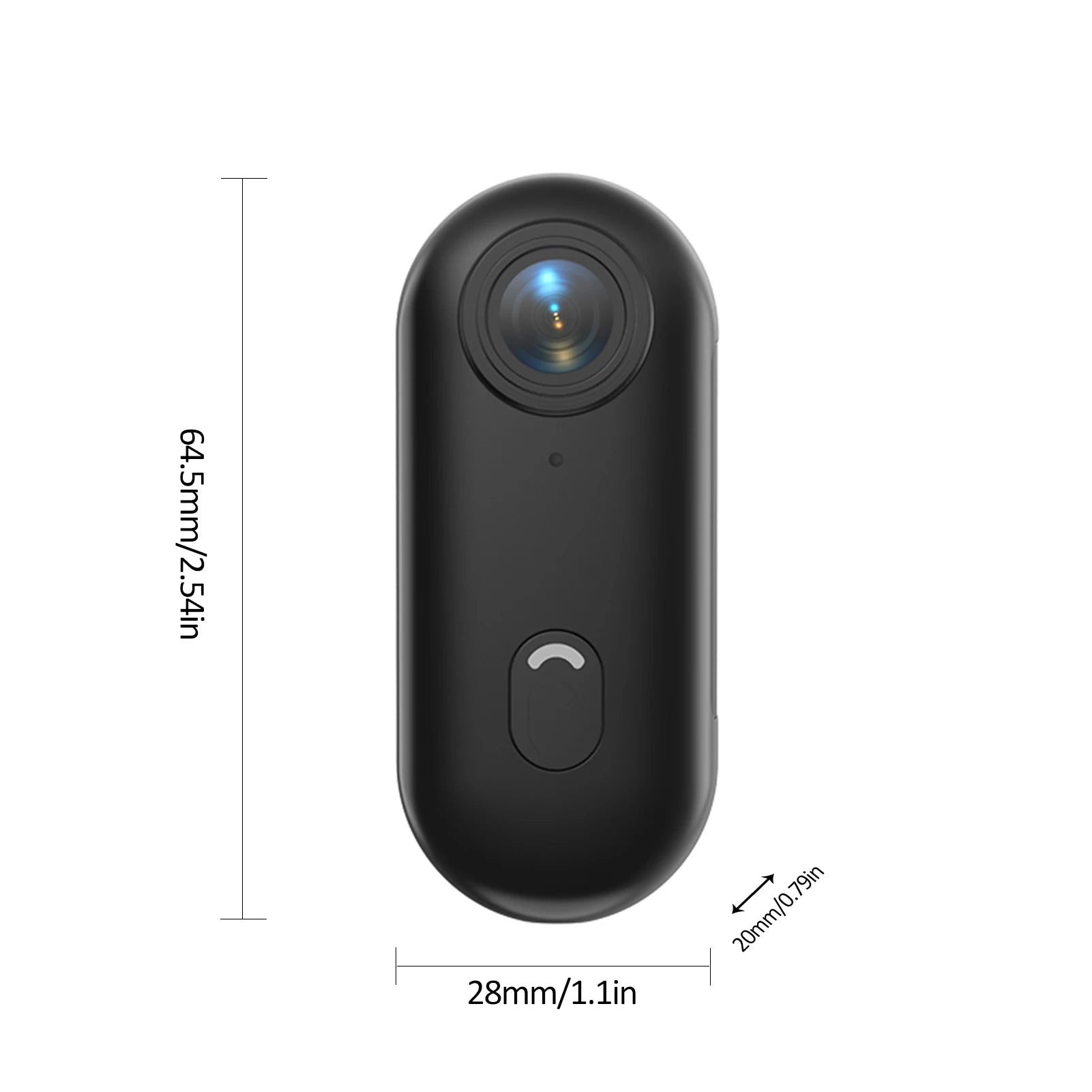 1080P Tiny Action Camera &ndash; 120 Degree Wide Angle Lens