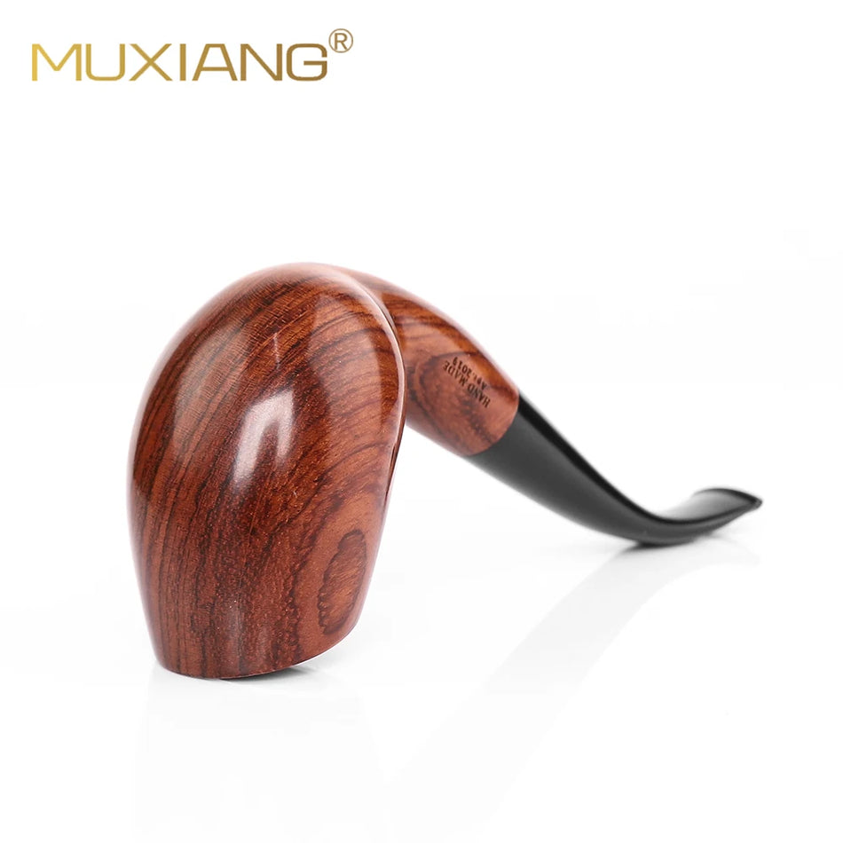 Pipa per tabacco in legno di pero JIBILL con filtro 9mm Scatola regalo Tulipano