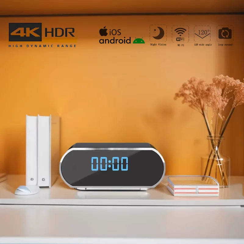 Wireless Alarm Clock Camera &ndash; 1080P Full HD Night Vision