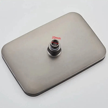 Rainfall Shower Head Big Panel Large Flow Supercharge Ceiling Mounted Shower head 360 Rotation High Pressure ABS Bathroom Faucet