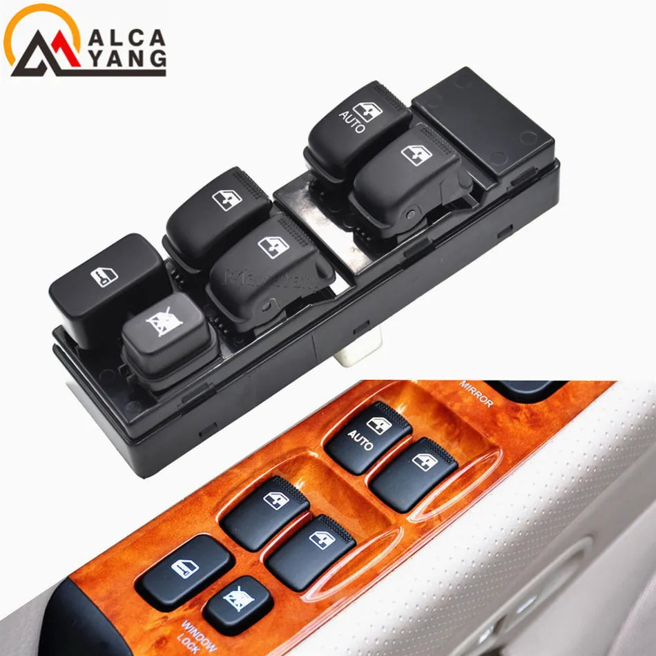 Interrupteur maître de fenêtre électrique gauche pour Hyundai Sonata 2003 2004 93570-3D121