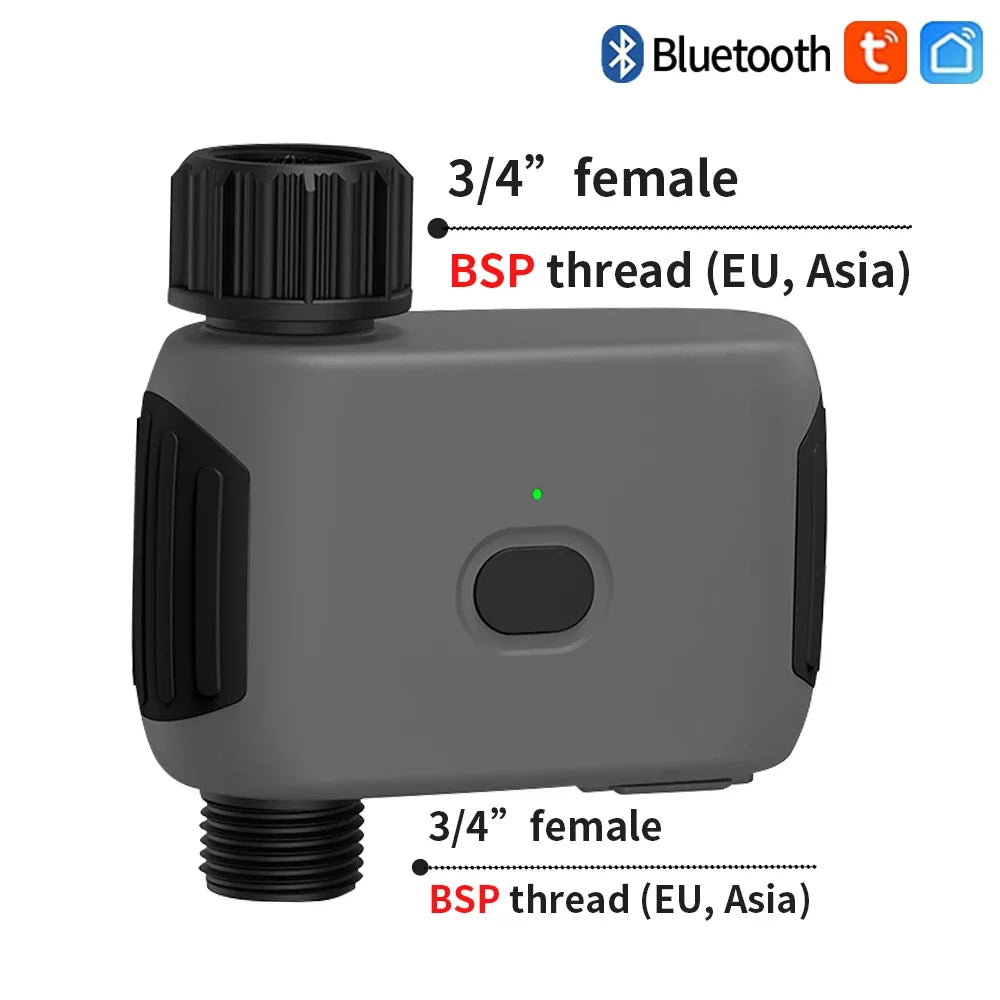 Smart Tuya Bluetooth Garden Water Timer - Alexa Compatible, Rain Delay, Automatic Irrigation EU Version 1Pcs / CHINA / Bluetooth Version
