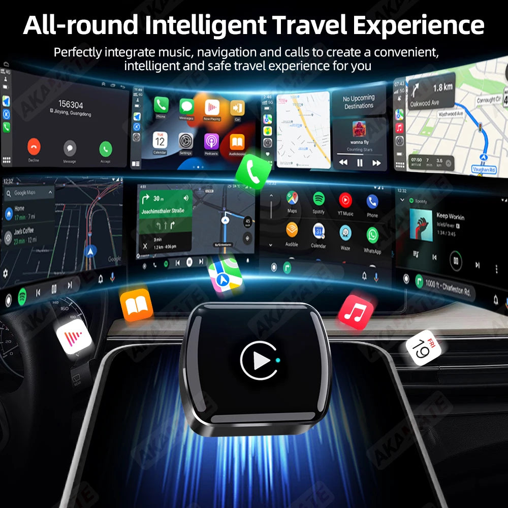 CarPlay Adapter Wireless Android Car Dongle - 2in1 Plus