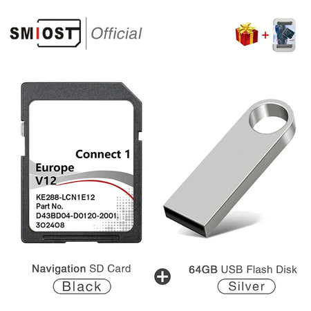 Car GPS Map Connect1 LCN1 V12 SD Card Europe &ndash; Plug Play