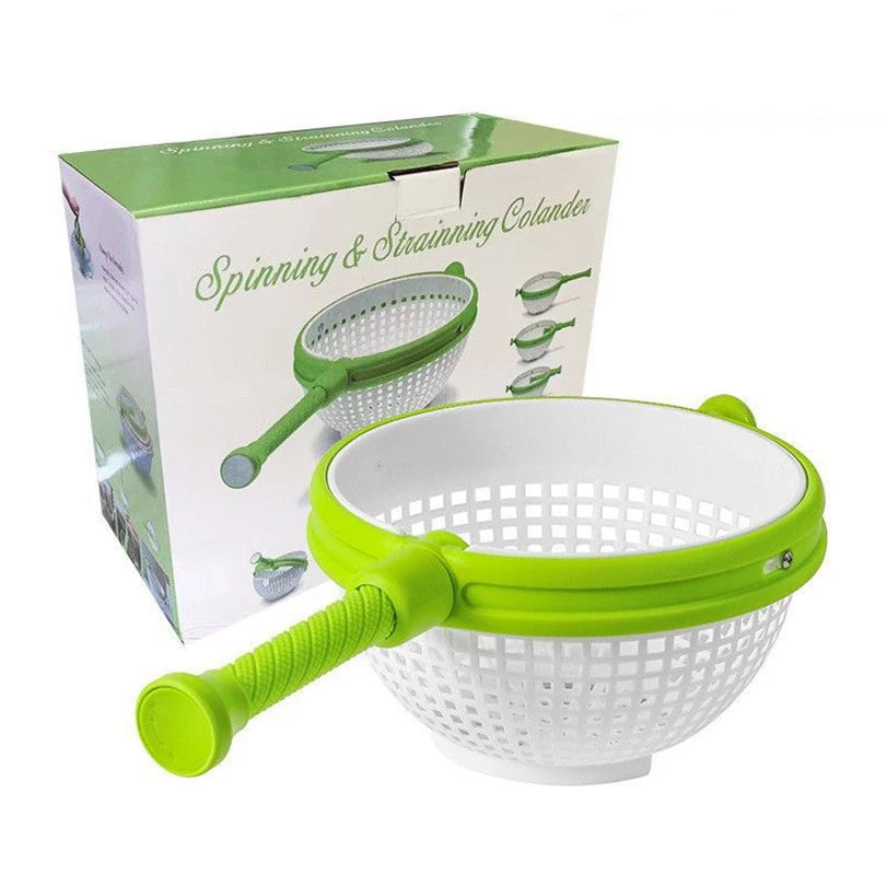 Colander Salad Spinner &ndash; Effortless Washing and Drying 01