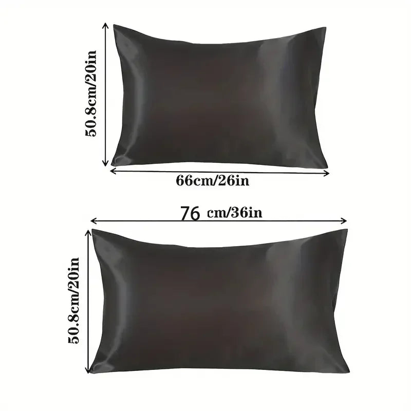 2pcs Silk Pillowcase &ndash; Luxurious Satin Feel