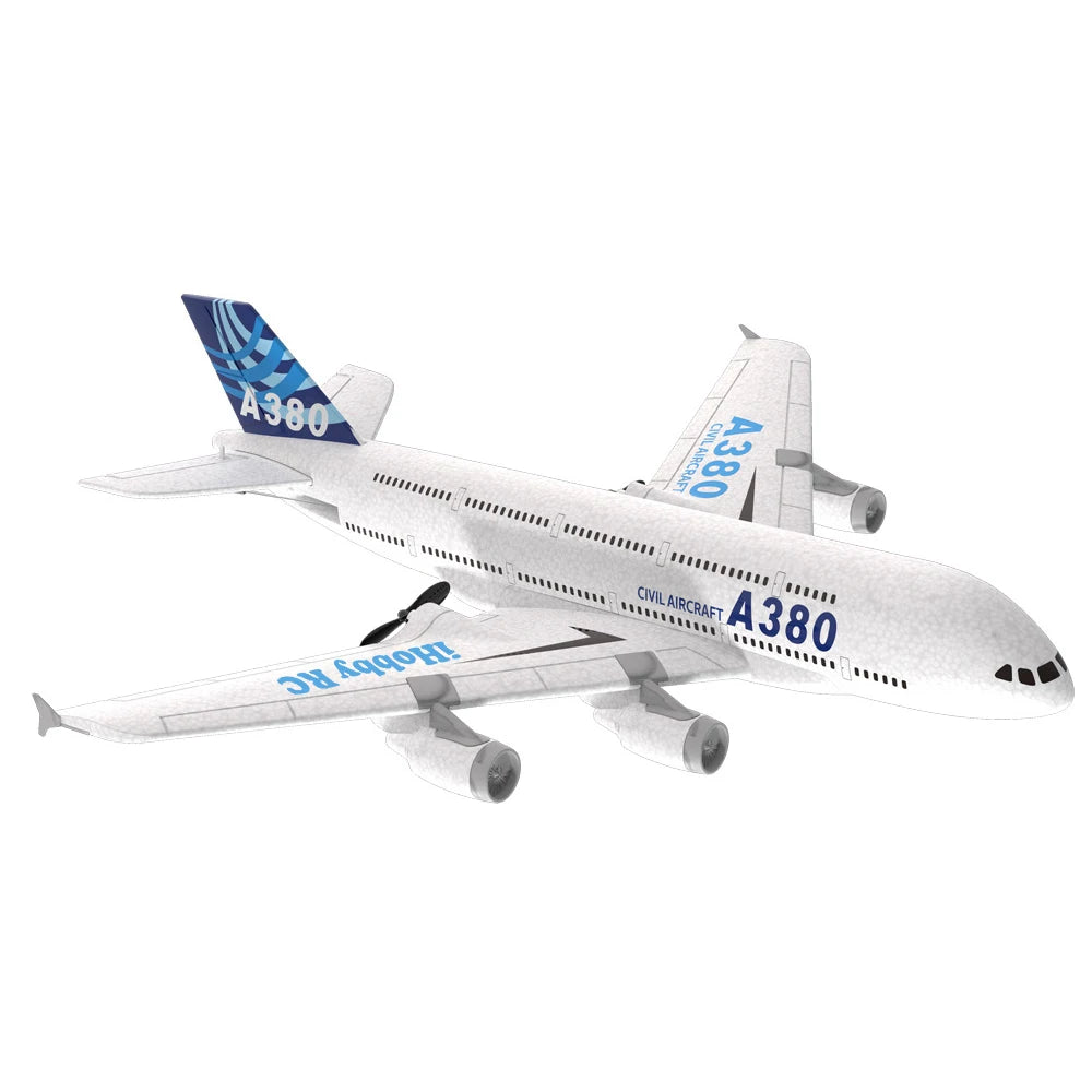 3Ch 2Ch A380 RC Plane Glider &ndash; Easy To Control Foam Aircraft