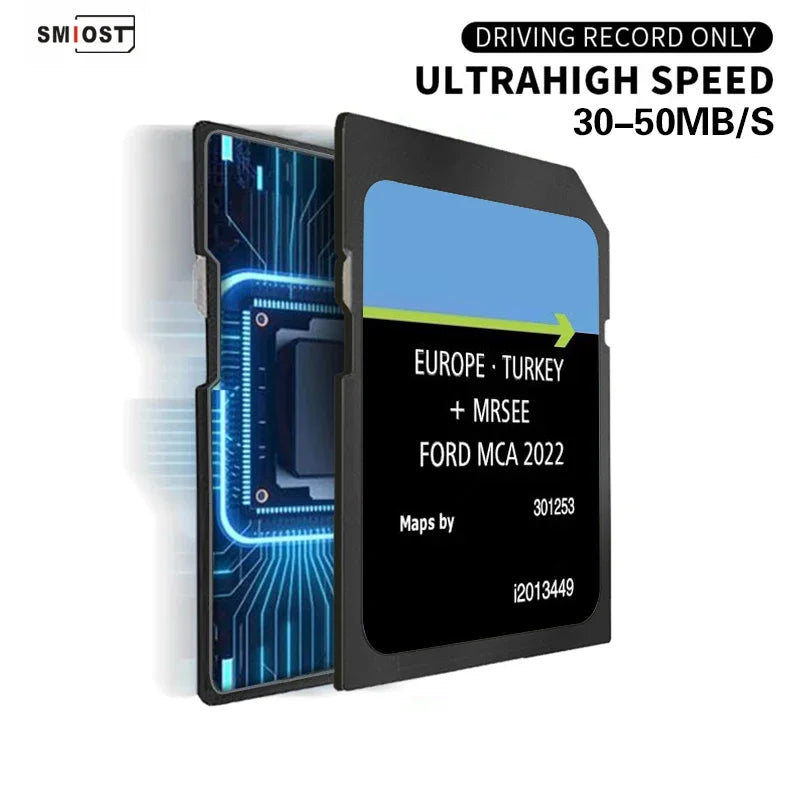 SMIOST Ford MCA 2022 Navigation SD Card &ndash; Europe Map