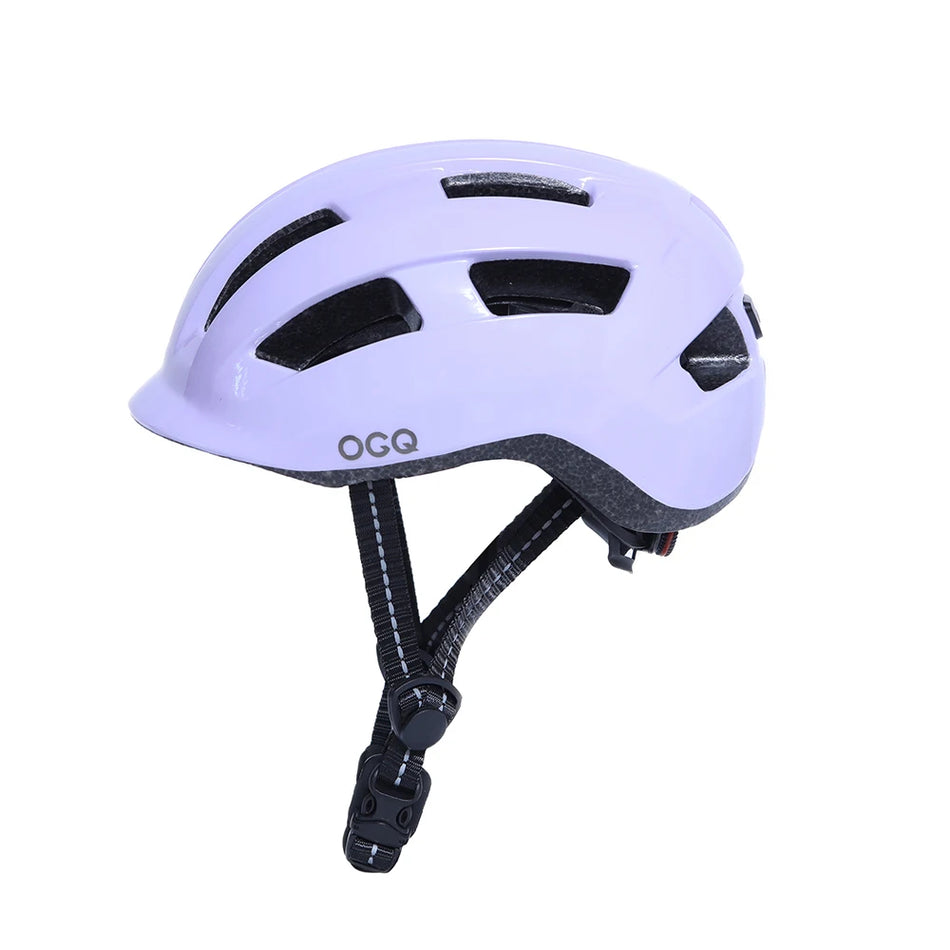 OGQ Kids Cycling Helmet With LED Taillight, 5 Modes, Milk Silk Inner Pad