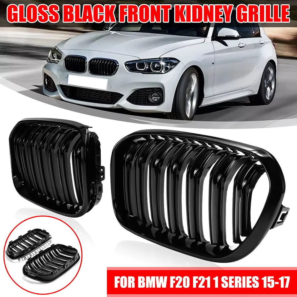 Предна решетка с черен гланц ABS за BMW 1 Series F20 F21 LCI 120i