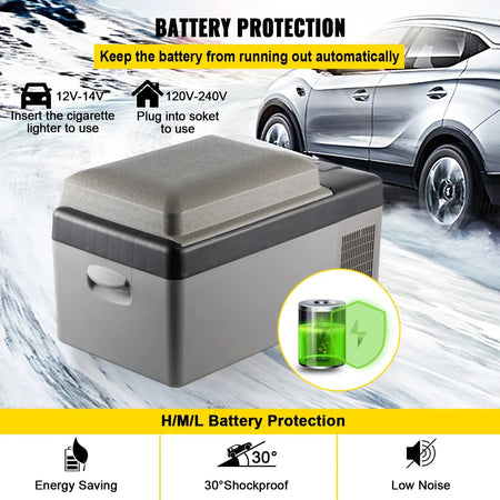 20L Portable Refrigerator 12 24V And 110 240V AC