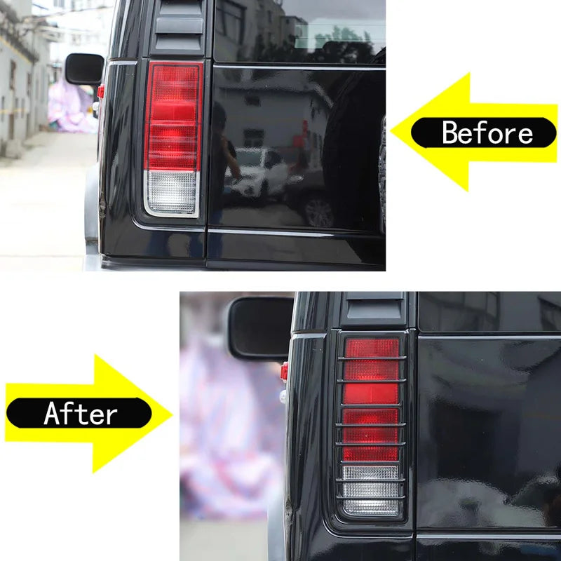 Hummer H2 2003 2009 Pokrov stražnjeg svjetla ABS crni dekorativni