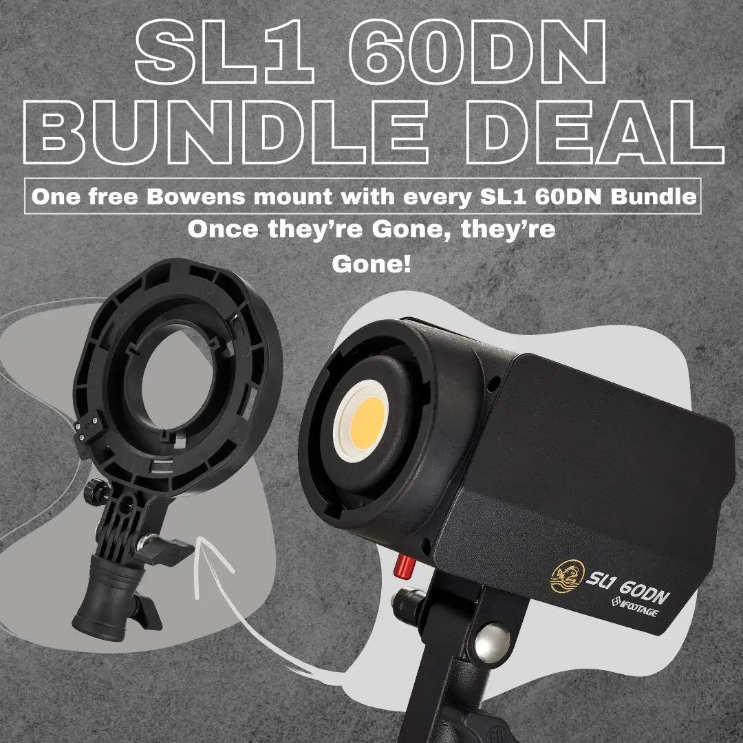 IFOOTAGE COB Video Light SL1 60DN &ndash; Ultra Bright 12200 LM