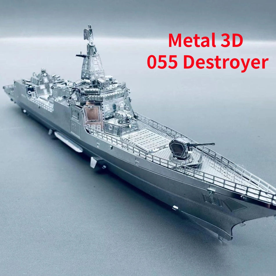Goni 055 Destroyer Skeppsmodell Kit, Metall DIY Dekoration