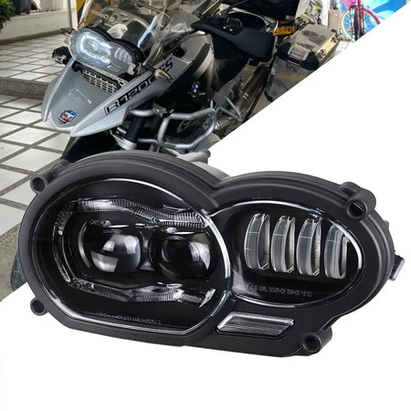 Motorcycle Light LED Front Headlight for BMW 2005 - 2012 R1200GS / 2006 -2013 R1200GS Adv Headlight by InterCyprus Trading Ltd