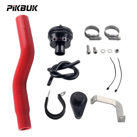 PIKBUK Turbo Blow Off Dump Valve For Suzuki Swift Sport 1.4 And Vitara 1.4 BoosterJet Bule Black Red Hose by InterCyprus Trading Ltd