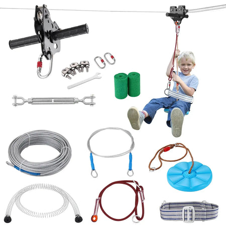 HL-120ft-005 Zipline Kit &ndash; Up To 500 Lbs Capacity