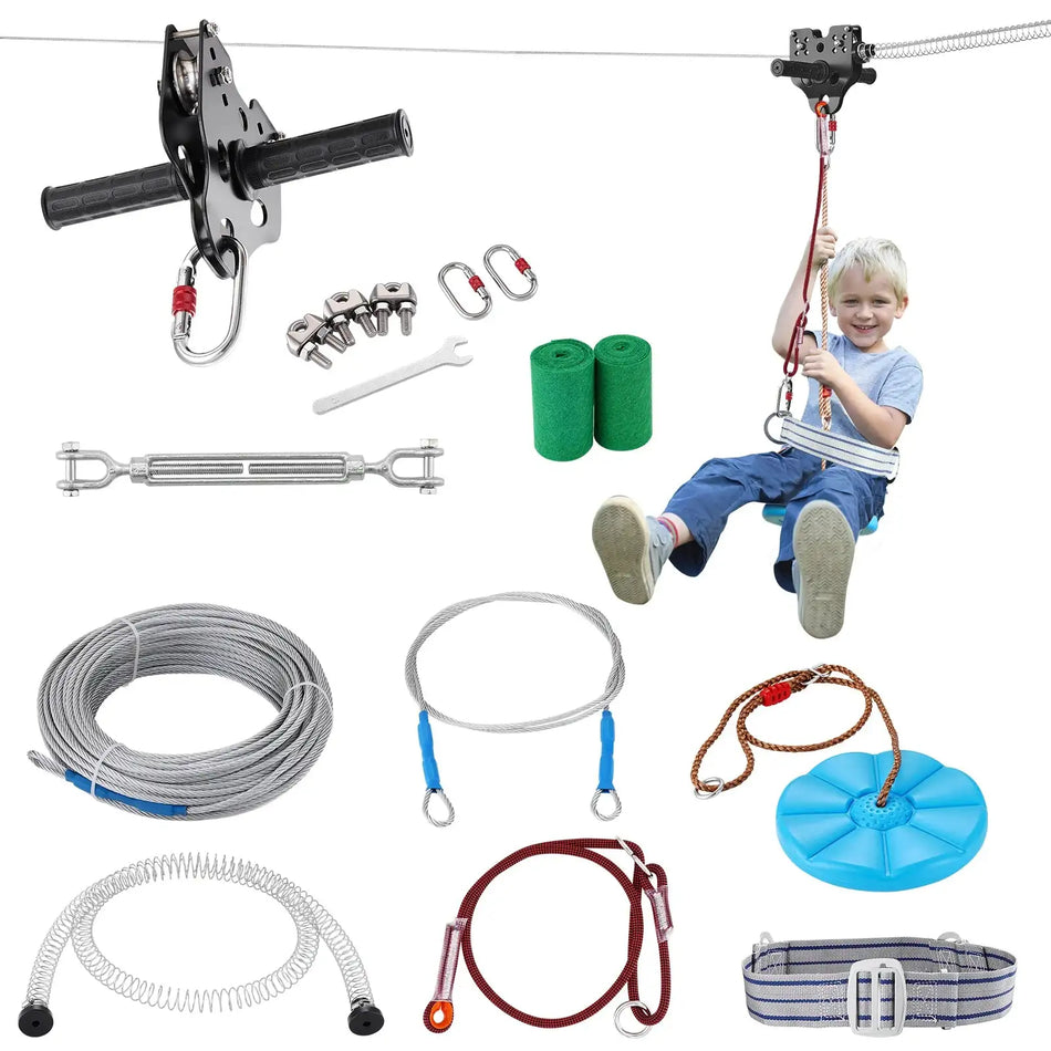 HL-120ft-005 Zipline Kit &ndash; Up To 500 Lbs Capacity