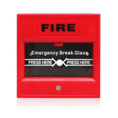 Red Fire Alarm Glass Release &ndash; Emergency Door Release Switch Default Title