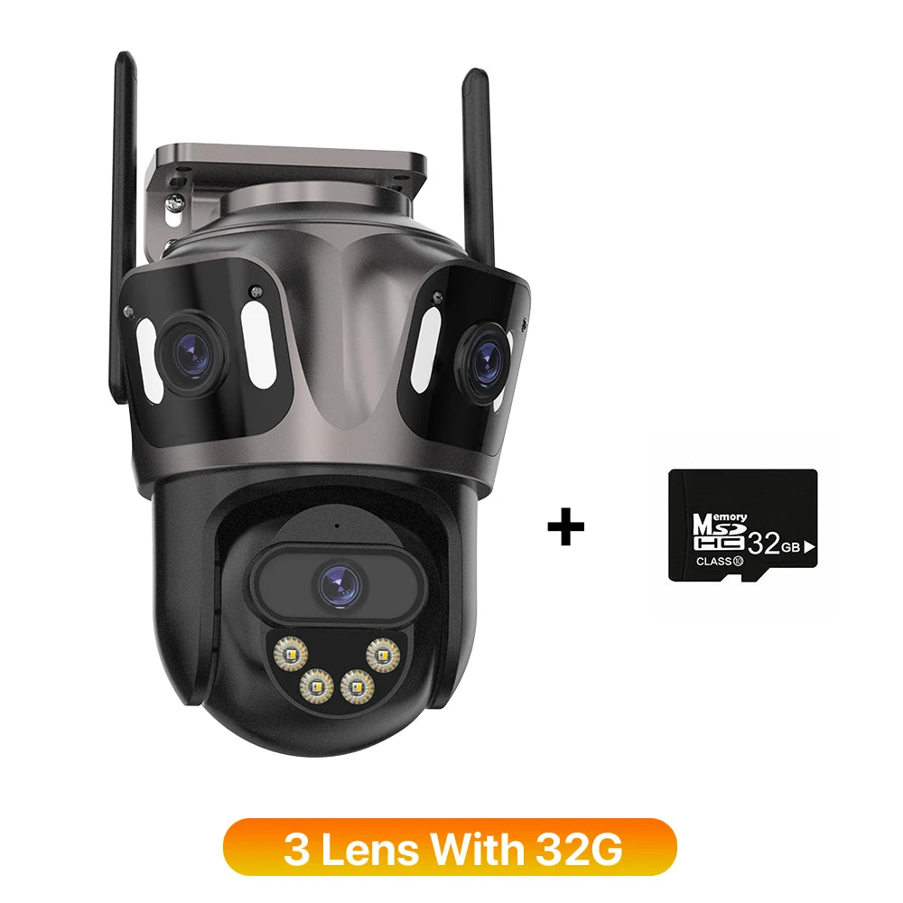 4K Dual Lens PTZ Outdoor WIFI IP Camera