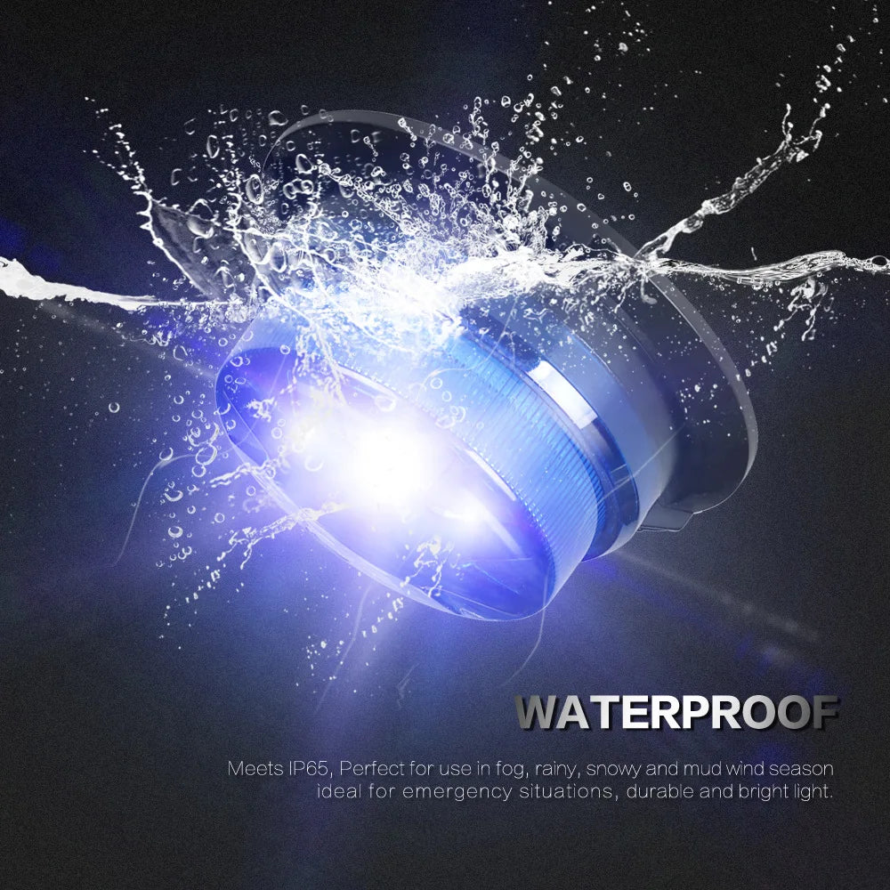 Magnetic Base LED Blue Emergency Strobe Light &ndash; Ultra Bright