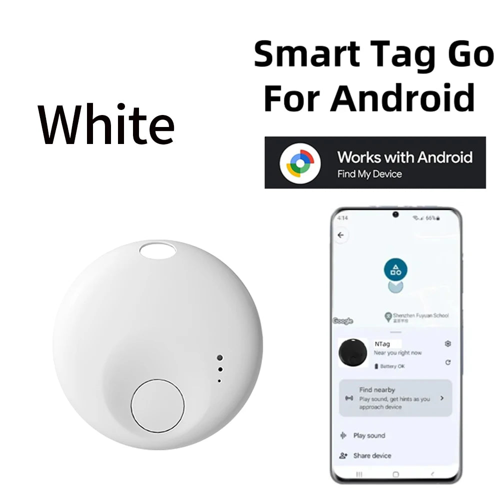 AKAMATE AD001 GPS Locator &ndash; Android Pet Luggage Tracker White