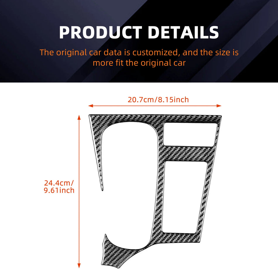 Moldura de fibra de carbono para consola central de Lexus CT200 2011-2017