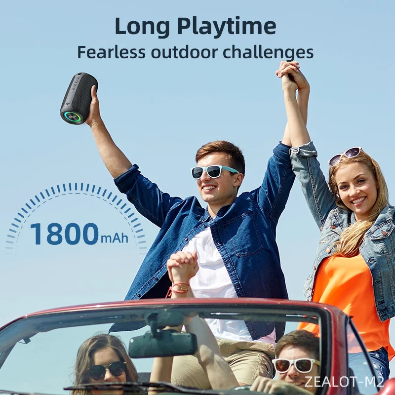 ZEALOT-M2m Karaoke Machine Portable &ndash; Wireless Microphones