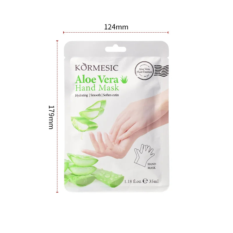 Hand Mask Moisturizing Gloves - Lavender Scented Aloe Vera 1pc 1