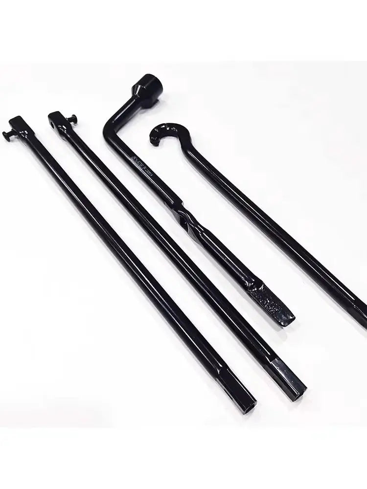 Car Spare Tire Jack Tool Kit with T6 T8 Lug Wrenches by InterCyprus Trading Ltd