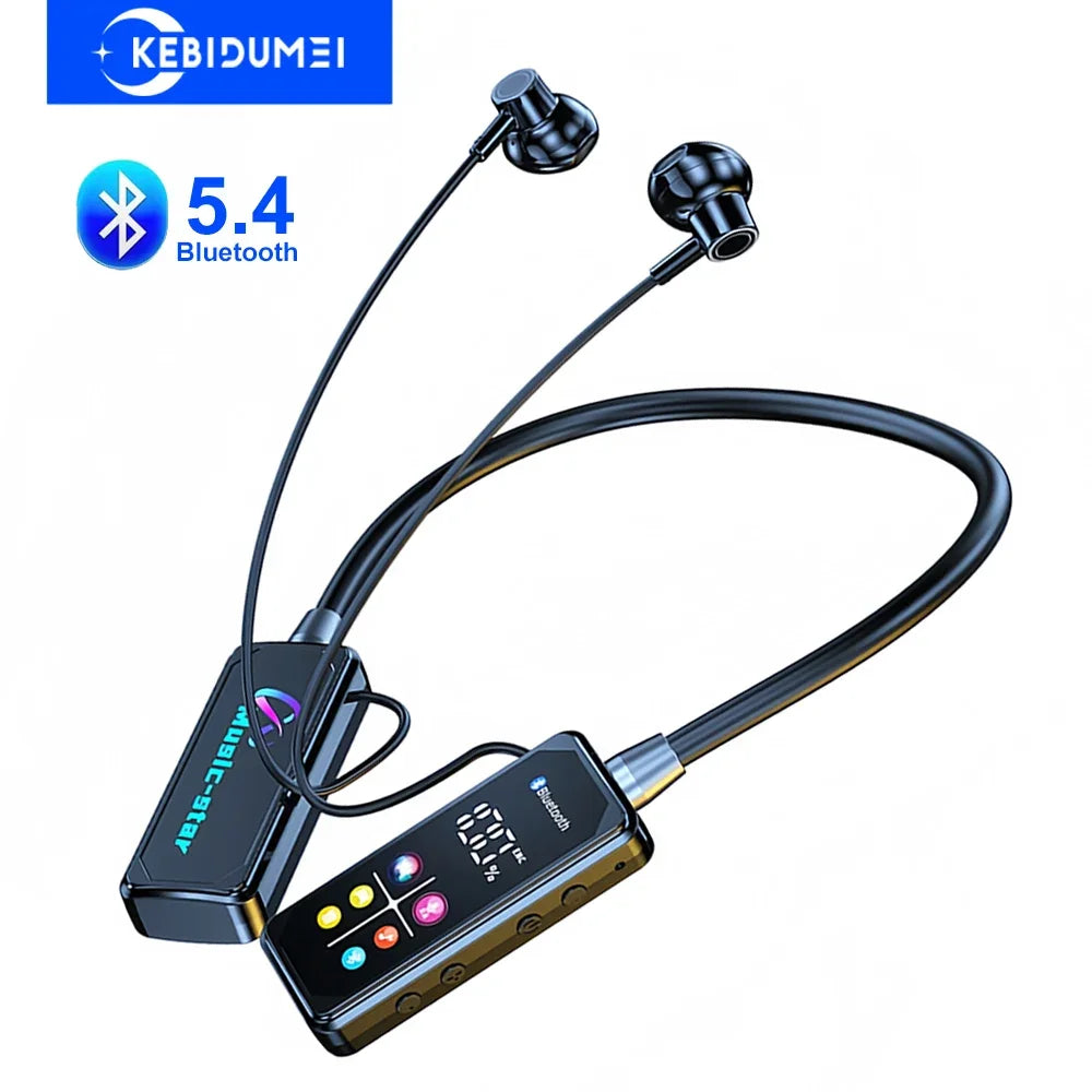Bluetooth 5.4 Earphones With HD Screen &ndash; Noise Reduction