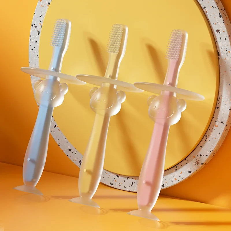 XUNYI 100% Food Grade Silicone Baby Toothbrush Teether