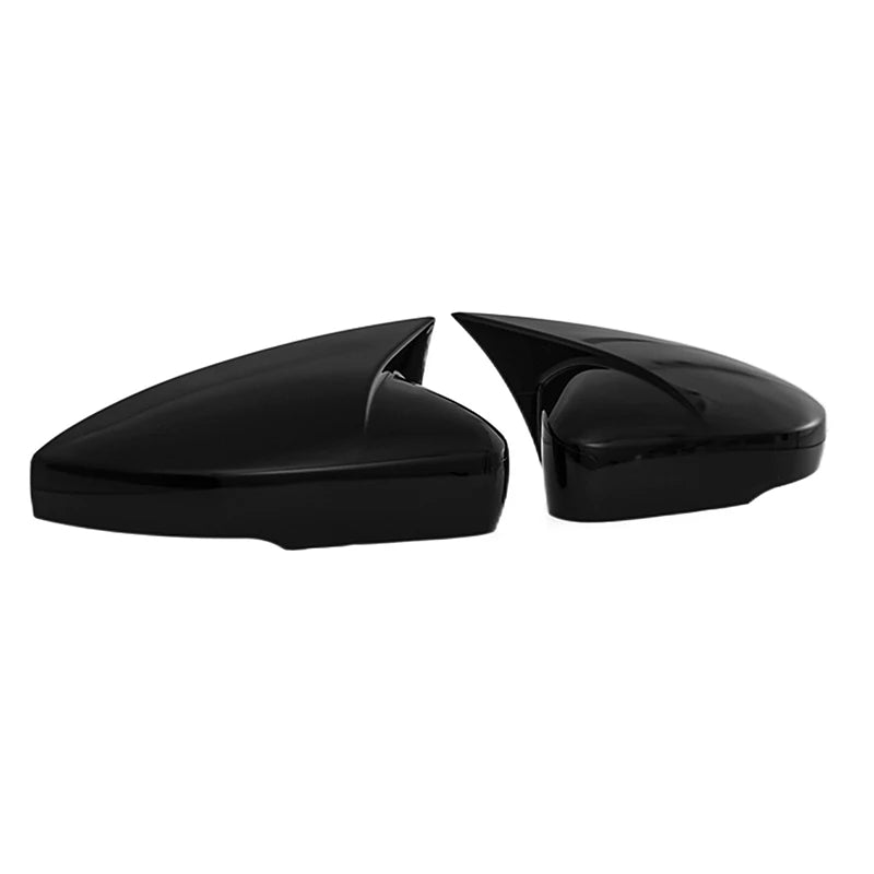 Capas de Espelhos Laterais em Fibra de Carbono Brilhante com Aspeto Preto para VW Polo MK5 6R 6C