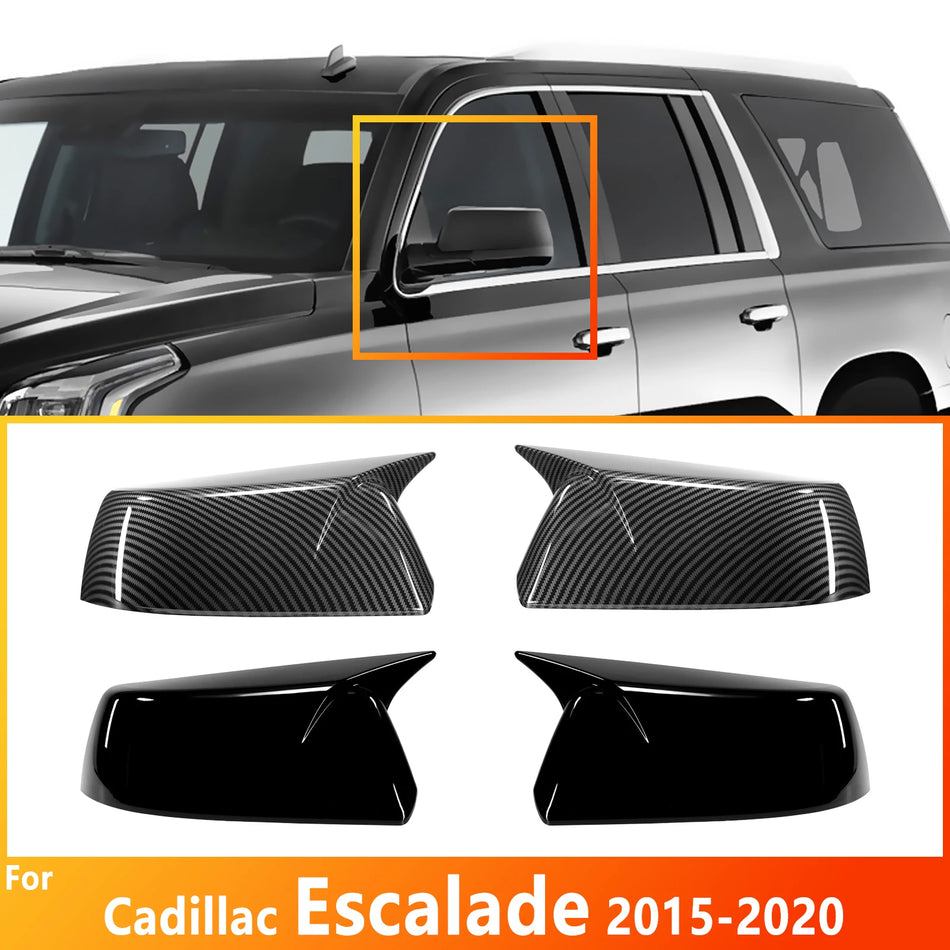ABS Rearview Mirror Caps for Cadillac Chevrolet Tahoe 2015